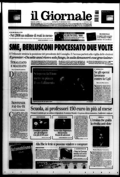 Il giornale : quotidiano del mattino